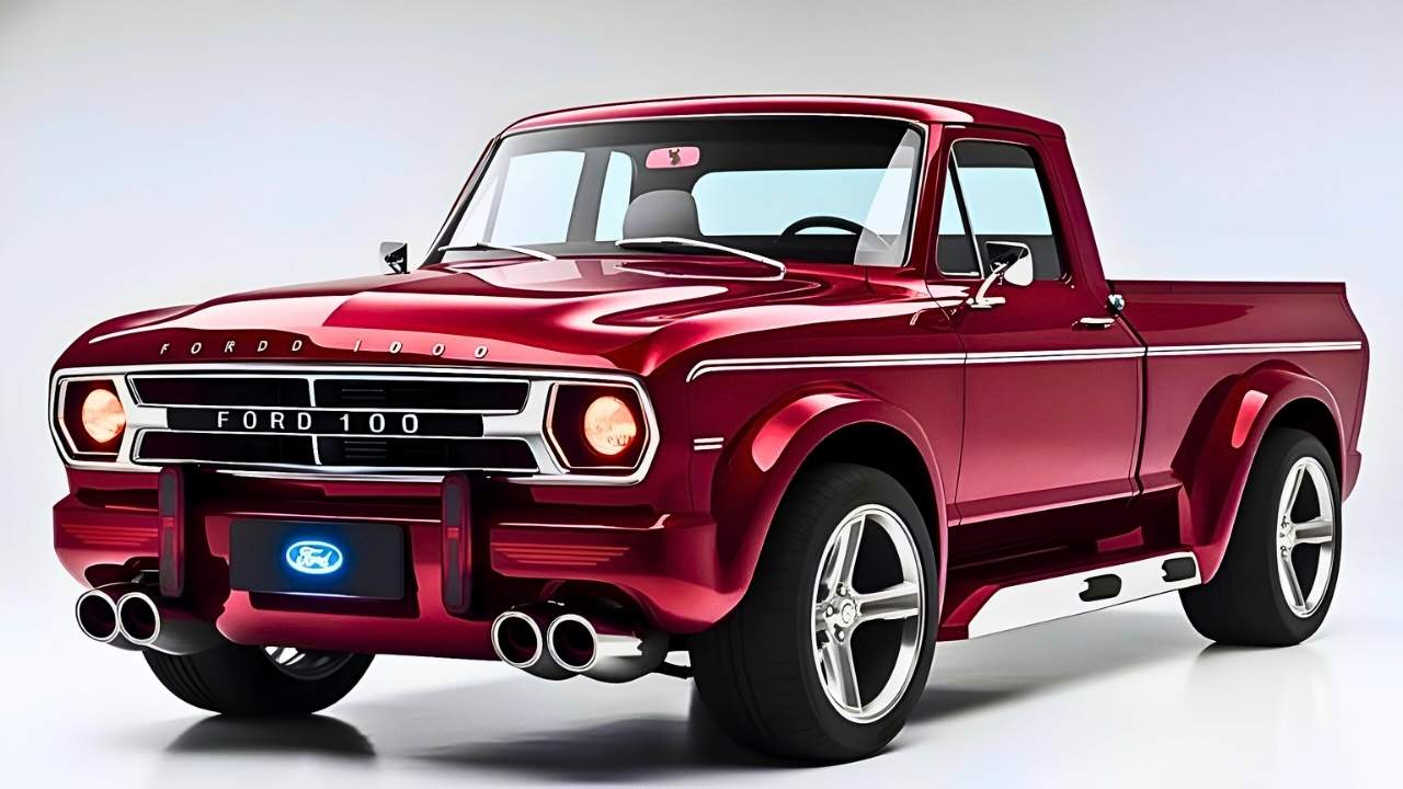 Ford F-100 Pickup 2026: La Nueva Camioneta Clásica con Tecnología Avanzada, Potencia y Estilo Moderno